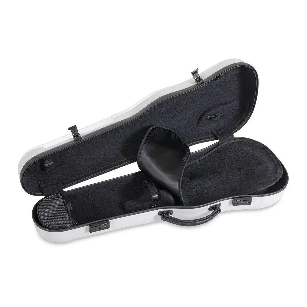GEWA Viola Case, Air 2.0, Shaped, White/Black, High Gloss